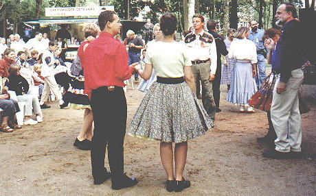  Country-Party Lubmin - Der eine der beiden Squares. 